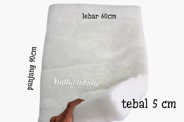 Kapas filter putih untuk aquarium ikan koki